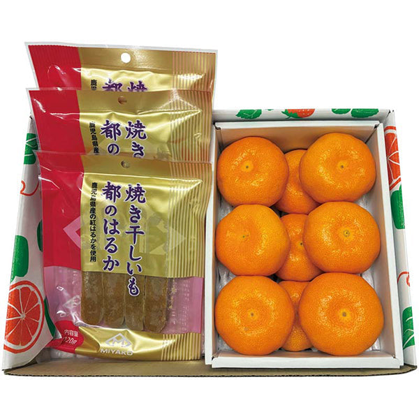 【冬ギフト】焼き干しいもと熊本県産 夢未来みかん