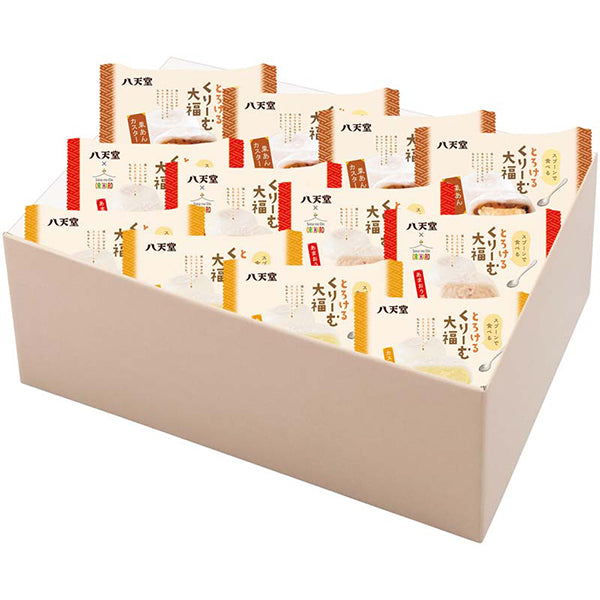 【冬ギフト】「八天堂」とろけるくりーむ大福