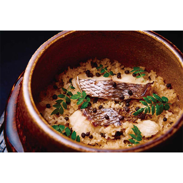 【冬ギフト】京都「緒方」監修 明石産天然真鯛と実山椒の炊き込みご飯