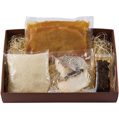 【冬ギフト】京都「緒方」監修 明石産天然真鯛と実山椒の炊き込みご飯