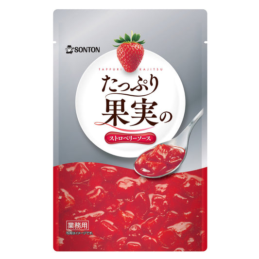 ソントン たっぷり果実のストロベリーソースR 冷蔵 500g