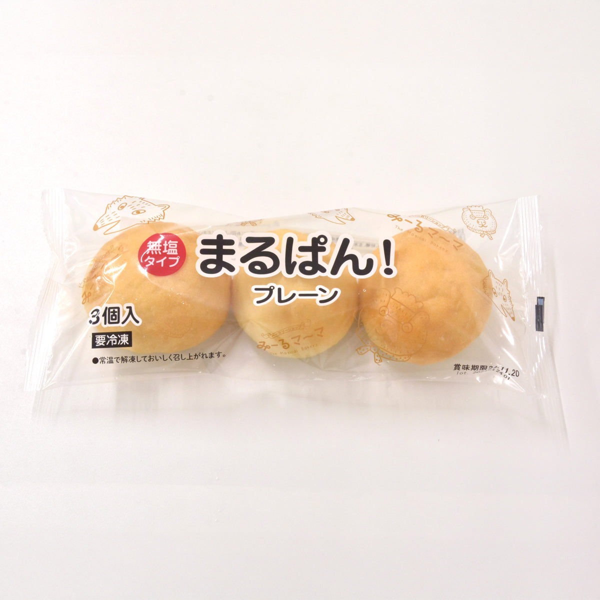 まるぱん！プレーン　無塩タイプ 30g×3個入り