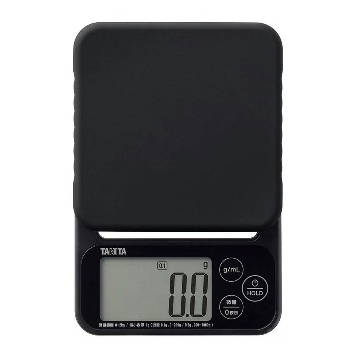 TANITA タニタ キッチンスケール ブラック KJ-222-BK