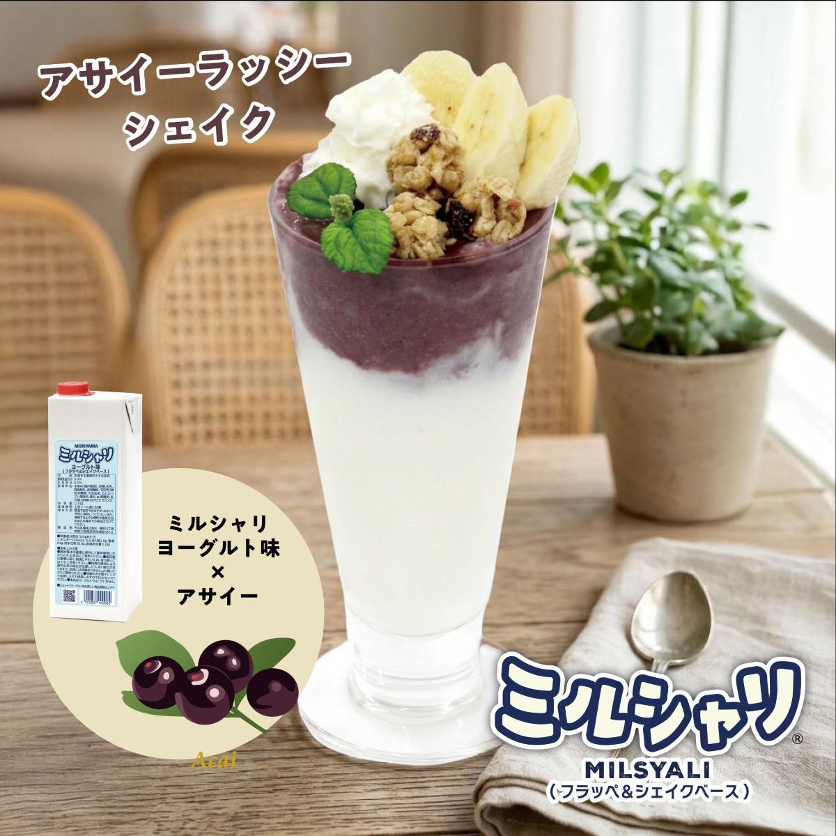 MORIYAMA ミルシャリRヨーグルト味 1151g