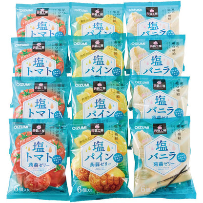 【夏ギフト】塩蒟蒻ゼリー詰合せ