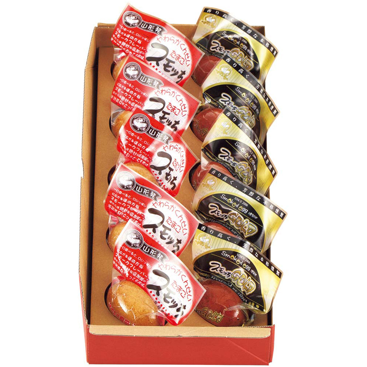 【夏ギフト】半熟燻製たまご スモッち2種詰合せ