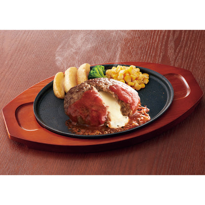 ジョイフルのチーズインハンバーグ（トマトソース付き）145g