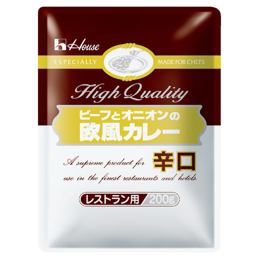 ハウス ビーフとオニオンの欧風カレー 辛口 200g