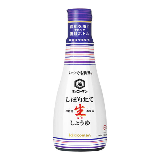 キッコーマン いつでも新鮮しぼりたて生しょうゆ 200ml