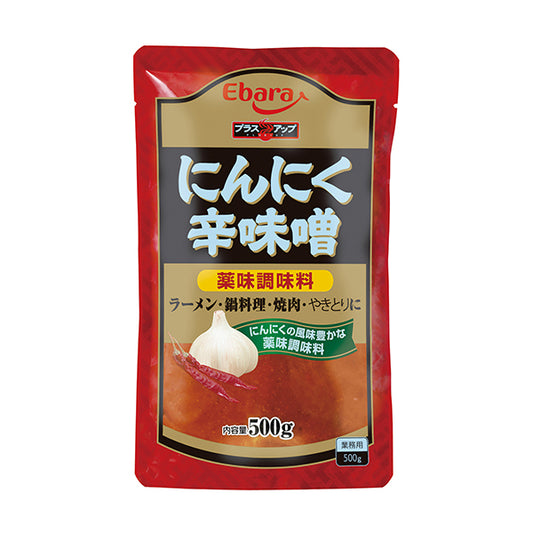 エバラ プラスアップ にんにく辛味噌 500g