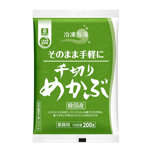 リケン 韓国産 冷凍海藻そのまま手軽に千切りめかぶ 200g