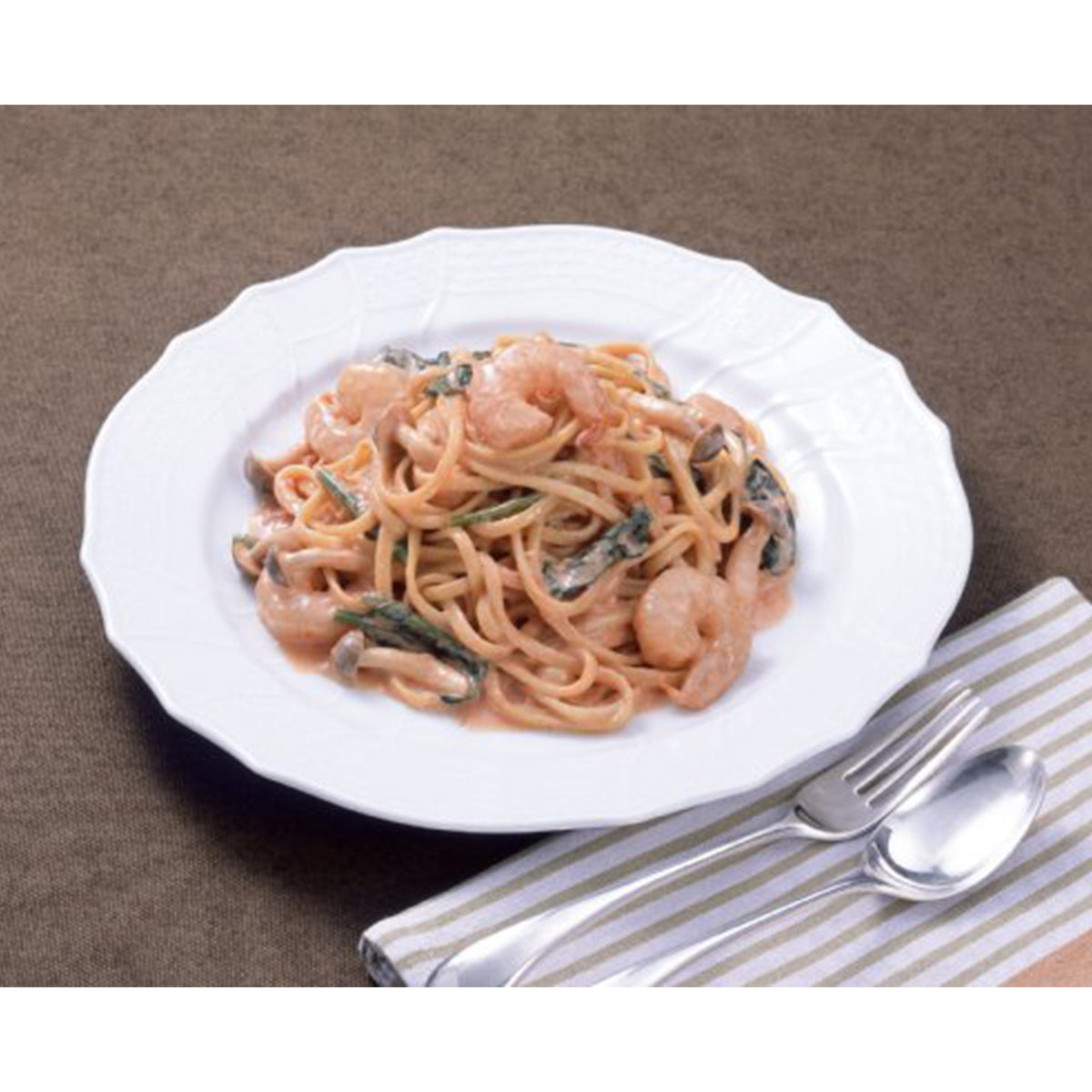 シマダヤ　ゆであげ生パスタもちもちリングイネ２００＜ミニダブル＞　冷凍　５個