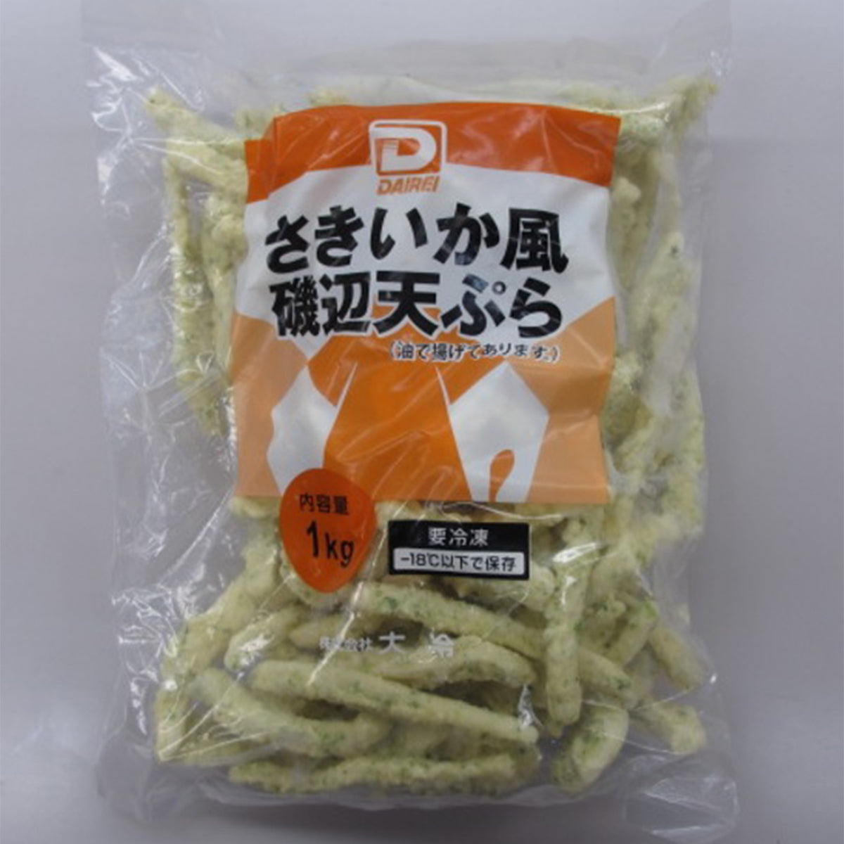 大冷　さきいか風磯辺天ぷら　１ｋｇ　冷凍