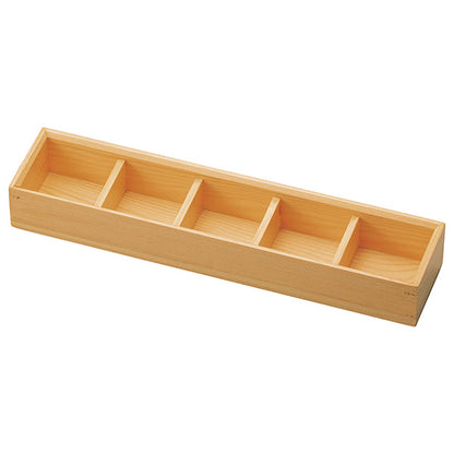 ヤマコー 木和美・料理箱（五ツ仕切）（27043）