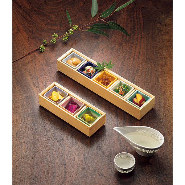 ヤマコー 木和美・料理箱（五ツ仕切）（27043）