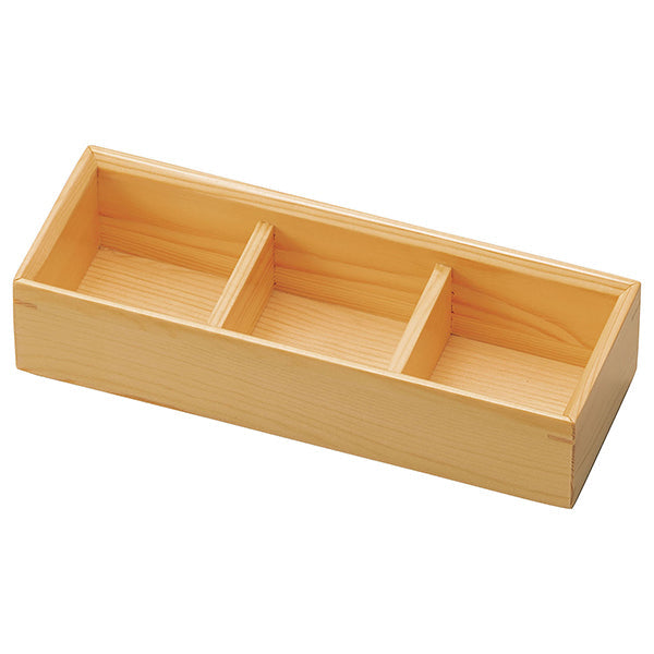 ヤマコー 木和美・料理箱（三ツ仕切）（27042）