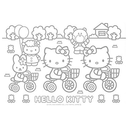 ヤマコー サンリオお子様ぬり絵まっと HELLO KITTY（100枚）（64361）