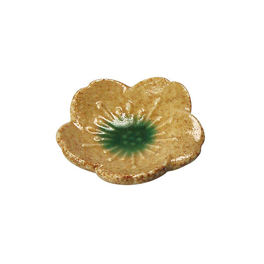 ヤマコー 花びら箸置 織部（08950）