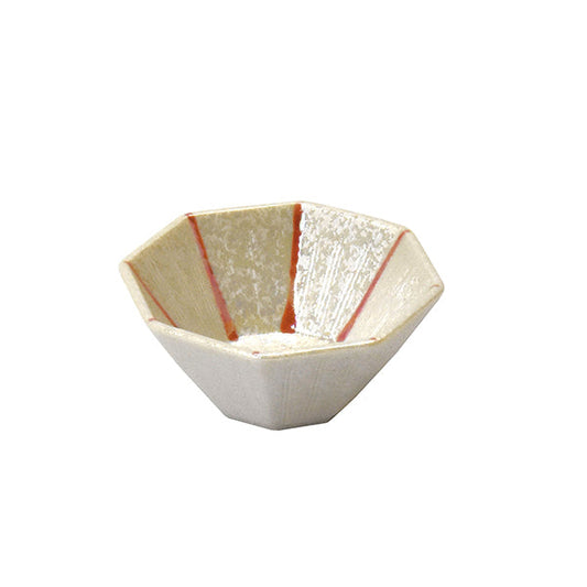 ヤマコー 八角ラスター珍味入 ピンク（27837）
