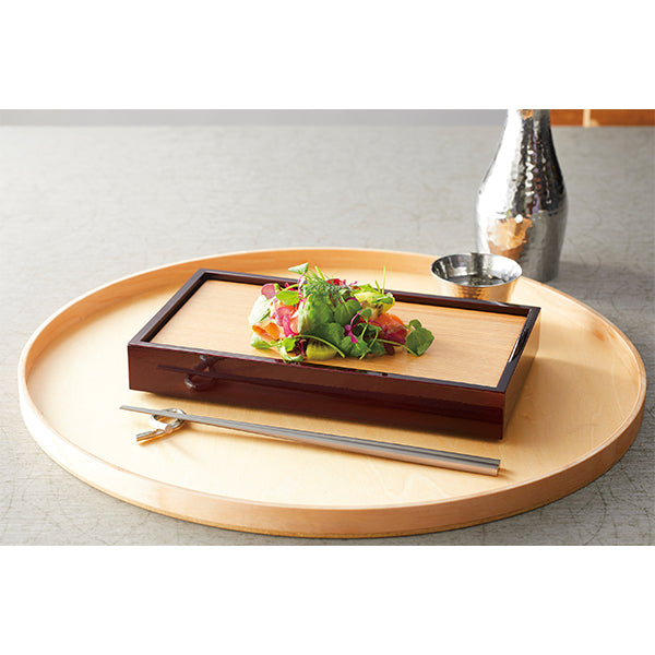 ヤマコー タモ料理皿 長角（38171）