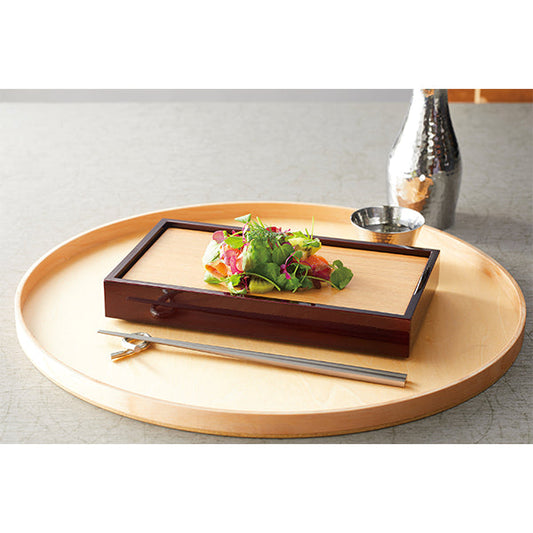 ヤマコー タモ料理皿 長角（38171）