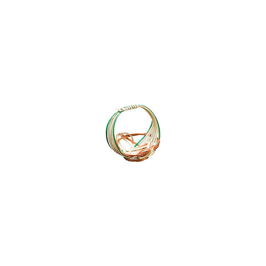 ヤマコー 竹 月形篭（14250）