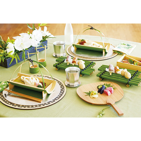 ヤマコー ひのき細密膳 丸（小）麻の葉（38136）