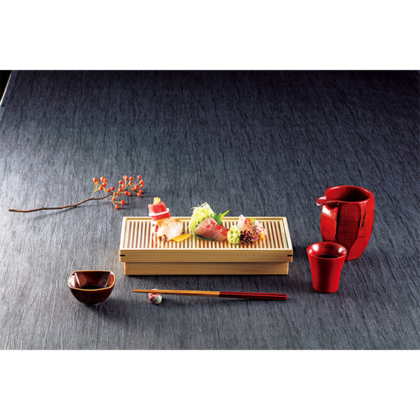 ヤマコー 桧 糸格子盛器（浅型）（32099）