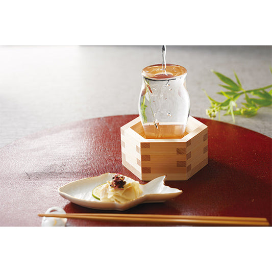 ヤマコー ひのき・亀甲桝（六角桝）（塗装付）（12263）