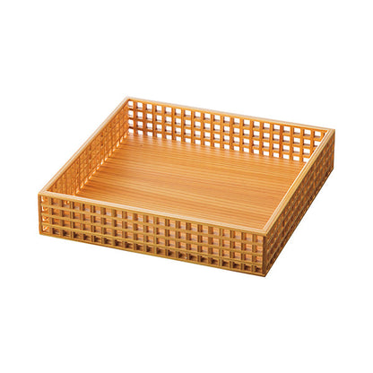 ヤマコー 新・細目格子盛器 四ツ切 身（27585）