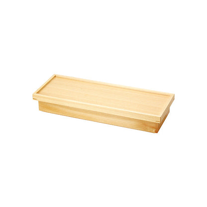 ヤマコー 檜・長手弁当（三ツ仕切）ノンスリップ蓋付（38662）