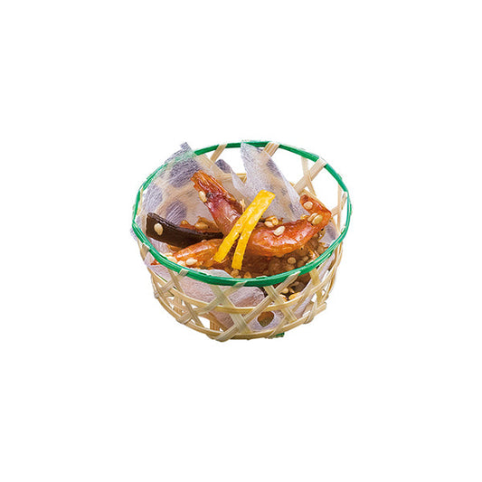 ヤマコー 珍味篭 丸 小 青（22514）