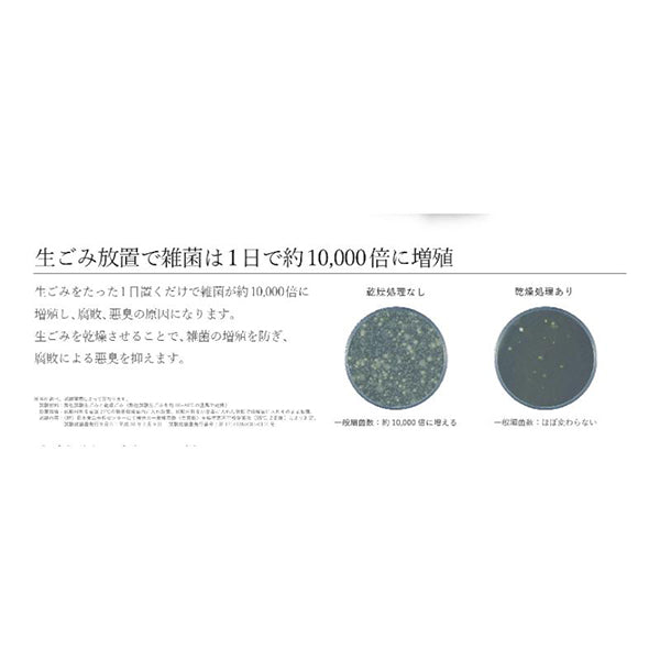 生ごみ減量乾燥機 パリパリキュー ブラック PPC-11-BK | フーヅ