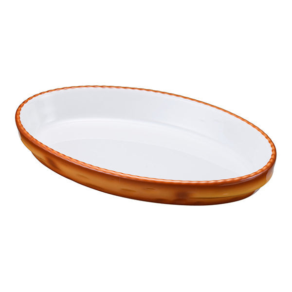 シェーンバルド オーバルグラタン皿 茶 3011-28B【送料込み】