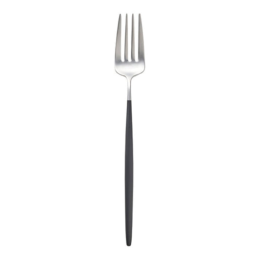 18-8リンクス ブラックサテン テーブルフォーク【送料込み】
