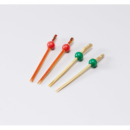 ヤマコー 南天松葉串 5.5cm 青 50本入（21610）
