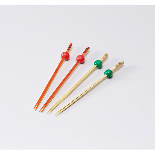ヤマコー 南天松葉串 8cm 青 50本入（21611）