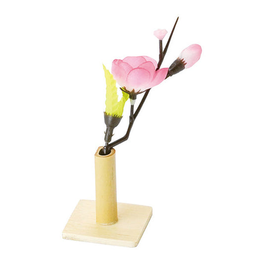 ヤマコー 白竹ミニ花立（角型）（25226）