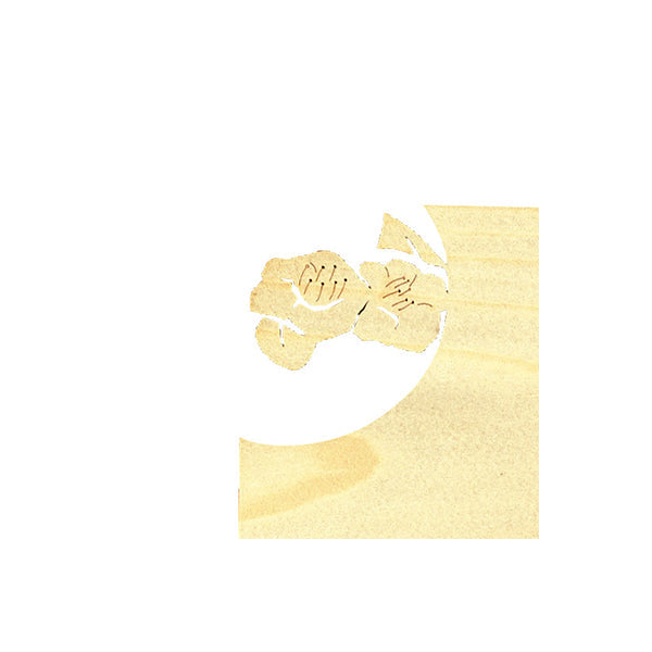 ヤマコー 透かし経木懐敷 椿 50枚入（24055）