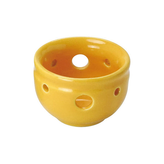 ヤマコー 陶器 花の和珍味入 黄（26716）
