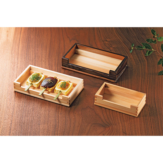 ヤマコー 焼杉田楽皿（24306）