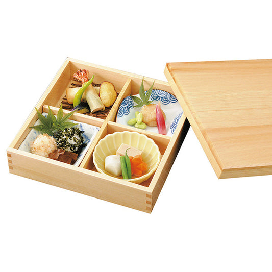 ヤマコー 檜・ミニ松花堂弁当（27110）