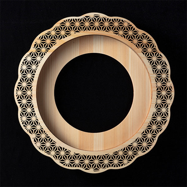 ヤマコー 細密麻の葉料理プレートのみ（陶器なし）（38190）
