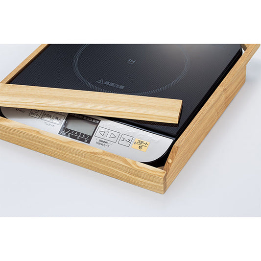 ヤマコー IH調理器用ウッドカバー クリアー（21584）