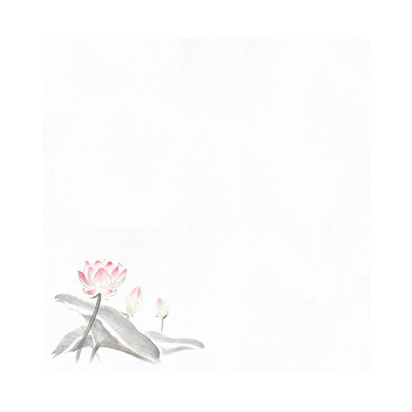 ヤマコー 花宴耐油天紙 はす 4寸 100枚入（68627）