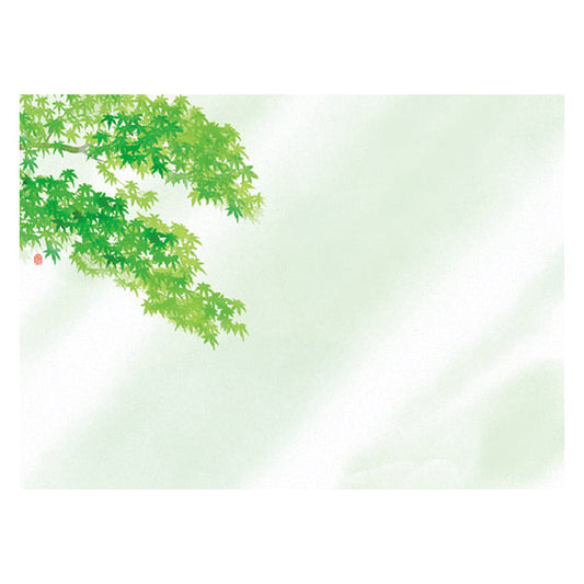 ヤマコー 尺3四季彩まっと 花雅（はなみやび）青もみじ 100枚入（66452）
