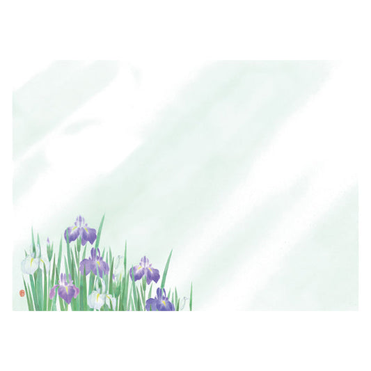 ヤマコー 尺3四季彩まっと 花雅（はなみやび）菖蒲 100枚入（66453）