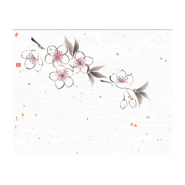 ヤマコー 4×5寸花風情 桜 100枚入（65967）