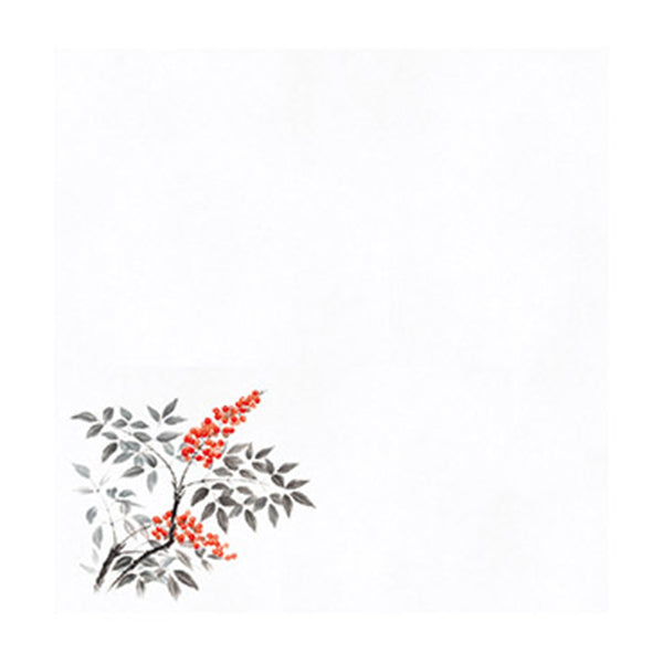 ヤマコー 花宴耐油天紙 南天 4寸 100枚入（68623）