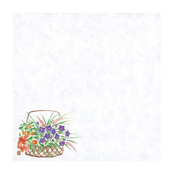 ヤマコー 花摘み篭耐油天紙 4寸 初秋 100枚入（65554）